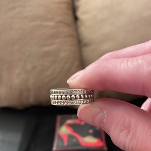 Pandora Ring 6.5💍 sterling silver comes with pandora box. Price of silver is up